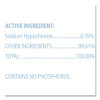 Fuzion Cleaner Disinfectant, Unscented, 32 Oz Spray Bottle, 9/Carton