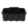 Commercial Deluxe Carry Caddy, Eight Compartments, 15 x 7.4, Black