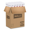Paper Hot Drink Cups In Bistro Design, 16 Oz, Maroon, 50/Pack