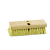 Deck Brush Head, 2" White Tampico Fiber Bristles, 10" Brush