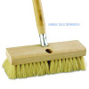 Deck Brush Head, 2" White Tampico Fiber Bristles, 10" Brush
