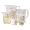 Bouncer Measuring Cup, 32 Oz, Plastic, Clear
