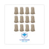 Mop Head, Premium Saddleback Head, Cotton Fiber, 24 Oz, White, 12/Carton
