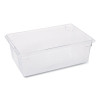 Food/Tote Boxes, 12.5 Gal, 26 x 18 x 9, Clear, Plastic