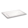 Food/Tote Box Lids, 26 x 18, Clear, Plastic