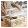 Food/Tote Box Lids, 26 x 18, Clear, Plastic
