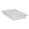 Food/Tote Boxes, 5 Gal, 26 x 18 x 3.5, Clear, Plastic