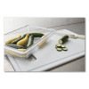 Food/Tote Boxes, 5 Gal, 26 x 18 x 3.5, Clear, Plastic