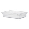 Food/Tote Boxes, 8.5 Gal, 26 x 18 x 6, Clear, Plastic