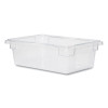 Food/Tote Boxes, 3.5 Gal, 18 x 12 x 6, Clear, Plastic