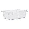 Food/Tote Boxes, 3.5 Gal, 18 x 12 x 6, Clear, Plastic