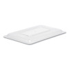 Food/Tote Box Lids, 12 x 18, Clear, Plastic
