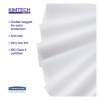 W4 Critical Task Wipers, Flat Double Bag, 12 x 12, Unscented, White, 100/Bag, 5 Bags/Carton