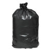 Linear Low-Density Can Liners, 33 Gal, 0.63 Mil, 33" x 39", Black, 25 Bags/Roll, 10 Rolls/Carton