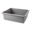 Bus/Utility Box, 7.13 Gal, 21.5" X 17.13" X 7", Gray