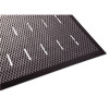 Free Flow Comfort Utility Floor Mat, 36" x 48", Black Non-Slip Vented Surface