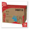 L20 Towels, Brag Box, 11.1 x 16.8, Unscented, White, 176/Box