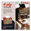 L20 Towels, Brag Box, 11.1 x 16.8, Unscented, White, 176/Box