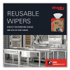 General Clean X60 Cloths, Pop-Up Box, 8.34 x 16.8, White, 118/Box