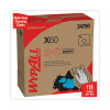 General Clean X60 Cloths, Pop-Up Box, 8.34 x 16.8, White, 118/Box, 10 Boxes/Carton