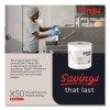 Generalclean X50 Cloths, Jumbo Roll, 13.4 x 9.8, White, 1,100/Roll
