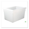 Food/Tote Boxes, 21.5 Gal, 26 x 18 x 15, White, Plastic