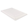 Food/Tote Box Lids, 26 x 18, White, Plastic