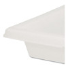 Food/Tote Boxes, 2 Gal, 18 x 12 x 3.5, White, Plastic