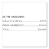 Bleach Germicidal Wipes, 1-Ply, 6.75 x 9, Unscented, White, 70/Canister, 6 Canisters/Carton