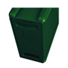 Slim Jim Plastic Recycling Container With Venting Channels, 23 Gal, Plastic,  Green