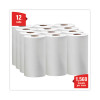 General Clean X60 Cloths, Small Roll, 9.8 x 13.4, White, 130/Roll, 12 Rolls/Carton