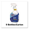 Cloroxpro Clean-Up Disinfectant Cleaner With Bleach, Fresh Scent, 32 Oz Smart Tube Spray Bottle, 9/Carton
