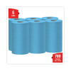 General Clean X60 Cloths, Small Roll, 13.5 x 19.6, Blue, 130/Roll, 6 Rolls/Carton