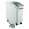 Prosave Mobile Ingredient Bin, 20.57 Gal, 13.13 x 29.25 x 28, White, Plastic