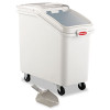 Prosave Mobile Ingredient Bin, 26.18 Gal, 15.5 x 29.5 x 28, White, Plastic