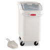 Prosave Mobile Ingredient Bin, 26.18 Gal, 15.5 x 29.5 x 28, White, Plastic
