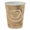 Single Sided Poly Paper Hot Cups, 10 Oz, Mistique Design, 50/Bag, 20 Bags/Carton