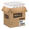 Single-Sided Poly Paper Hot Cups, 8 Oz, White, 50/Bag, 20 Bags/Carton