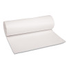 Low-Density Waste Can Liners, 60 Gal, 0.6 Mil, 38" x 58", White, Perforated Roll, 25 Bags/Roll, 4 Rolls/Carton