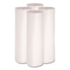 Low-Density Waste Can Liners, 60 Gal, 0.6 Mil, 38" x 58", White, Perforated Roll, 25 Bags/Roll, 4 Rolls/Carton