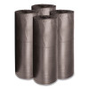 Low-Density Waste Can Liners, 60 Gal, 0.65 Mil, 38" x 58", Black, Perforated Roll, 25 Bags/Roll, 4 Rolls/Carton