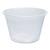 Conex Complements Portion/Medicine Cups, 4 Oz, Plastic, Clear, 125/Bag, 20 Bags/Carton