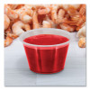Conex Complements Portion/Medicine Cups, 4 Oz, Plastic, Clear, 125/Bag, 20 Bags/Carton