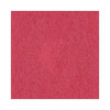 Buffing Floor Pads, 12" Diameter, Red, 5/Carton