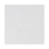 Polishing Floor Pads, 12" Diameter, White, 5/Carton