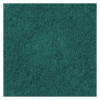 Heavy-Duty Scrubbing Floor Pads, 13" Diameter, Green, 5/Carton