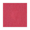 Buffing Floor Pads, 13" Diameter, Red, 5/Carton