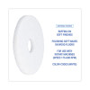 Polishing Floor Pads, 13" Diameter, White, 5/Carton