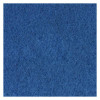 Scrubbing Floor Pads, 14" Diameter, Blue, 5/Carton