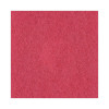 Buffing Floor Pads, 14" Diameter, Red, 5/Carton
